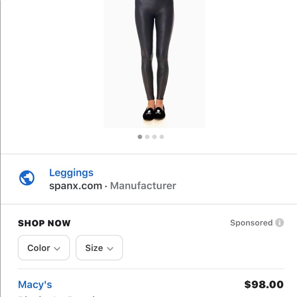 Spanx faux leather Small P